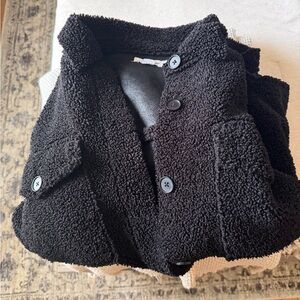 Good American Teddy Coat